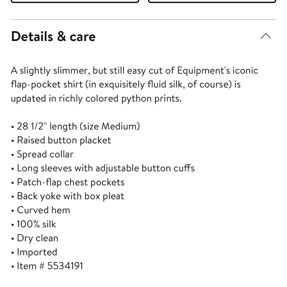 Equipment Silk Shirt Python Print - Beautiful, Wo… - image 6